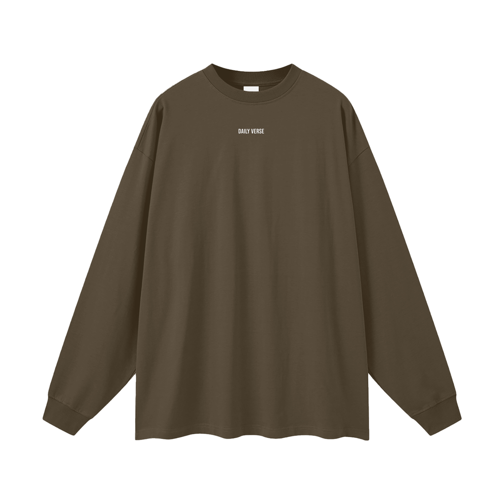 Daily Verse Oversized Long Sleeve T-Shirt