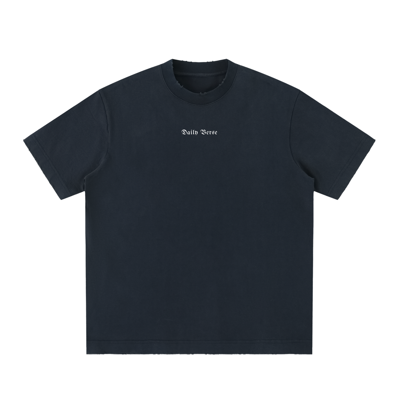 Essential Heavyweight Vintage Washed Frayed T-Shirt
