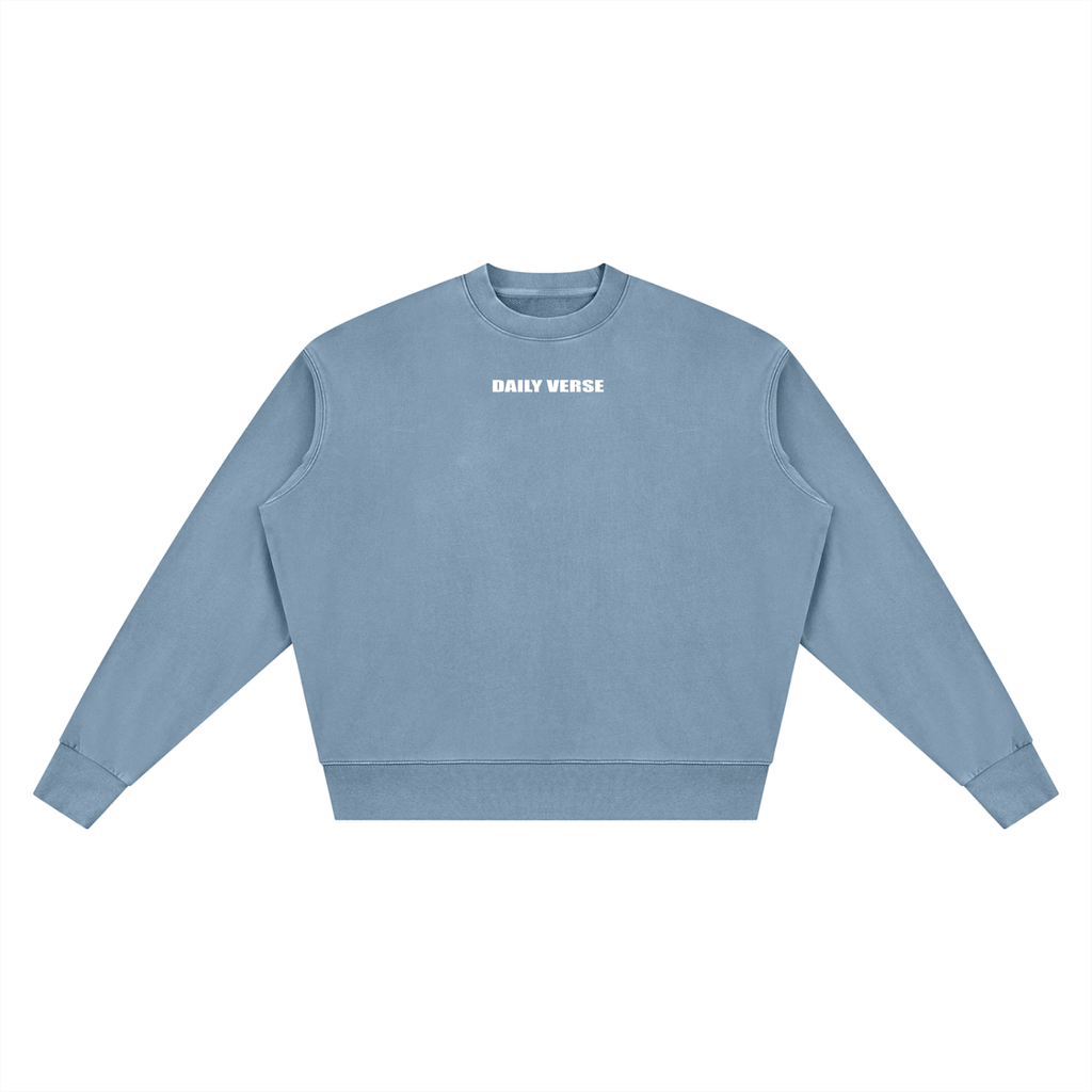 Unisex Vintage Wash Crewneck Sweatshirt - Matthew 28:6