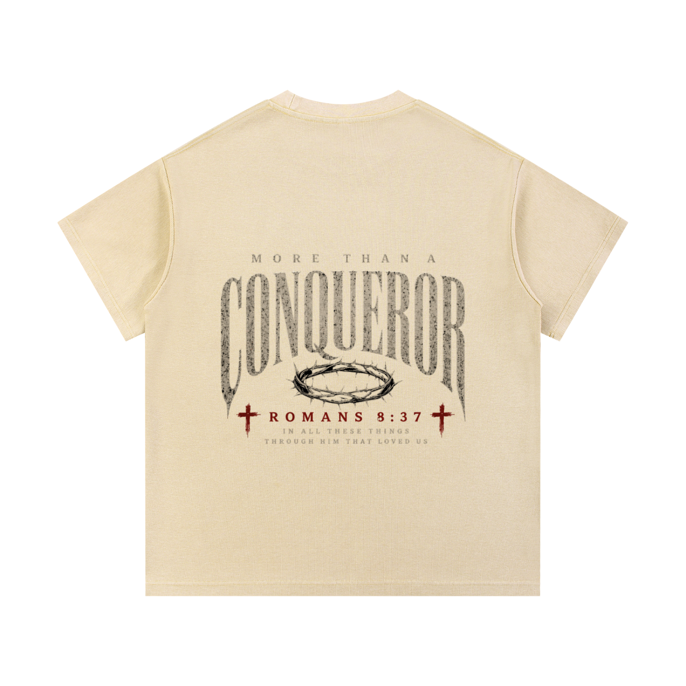 Mineral Wash Waffle Knit T-Shirt