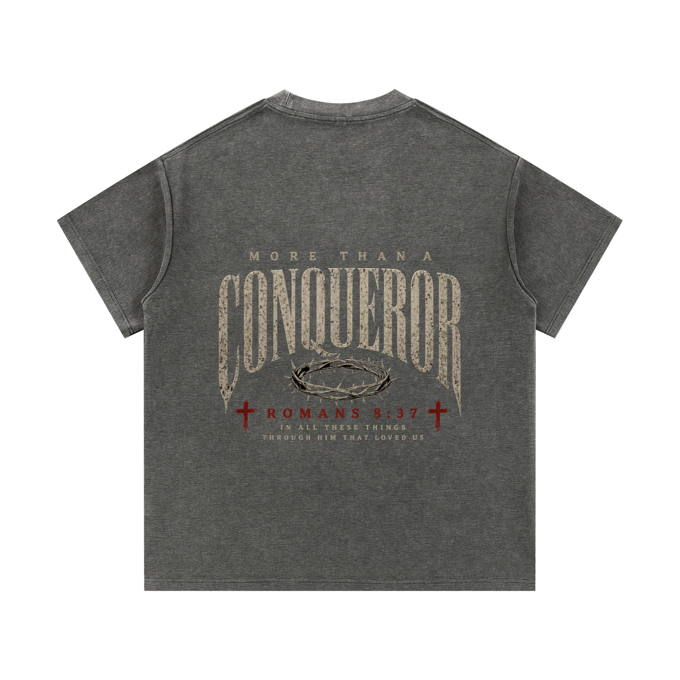 Mineral Wash Waffle Knit T-Shirt