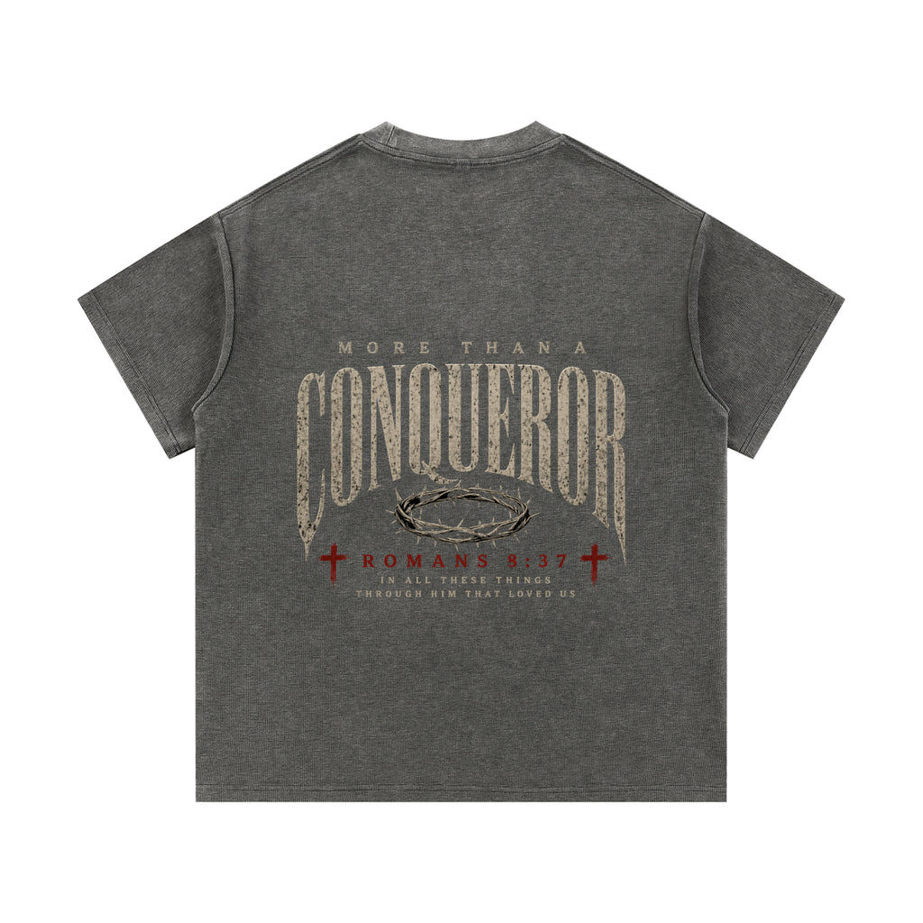 Mineral Wash Waffle Knit T-Shirt