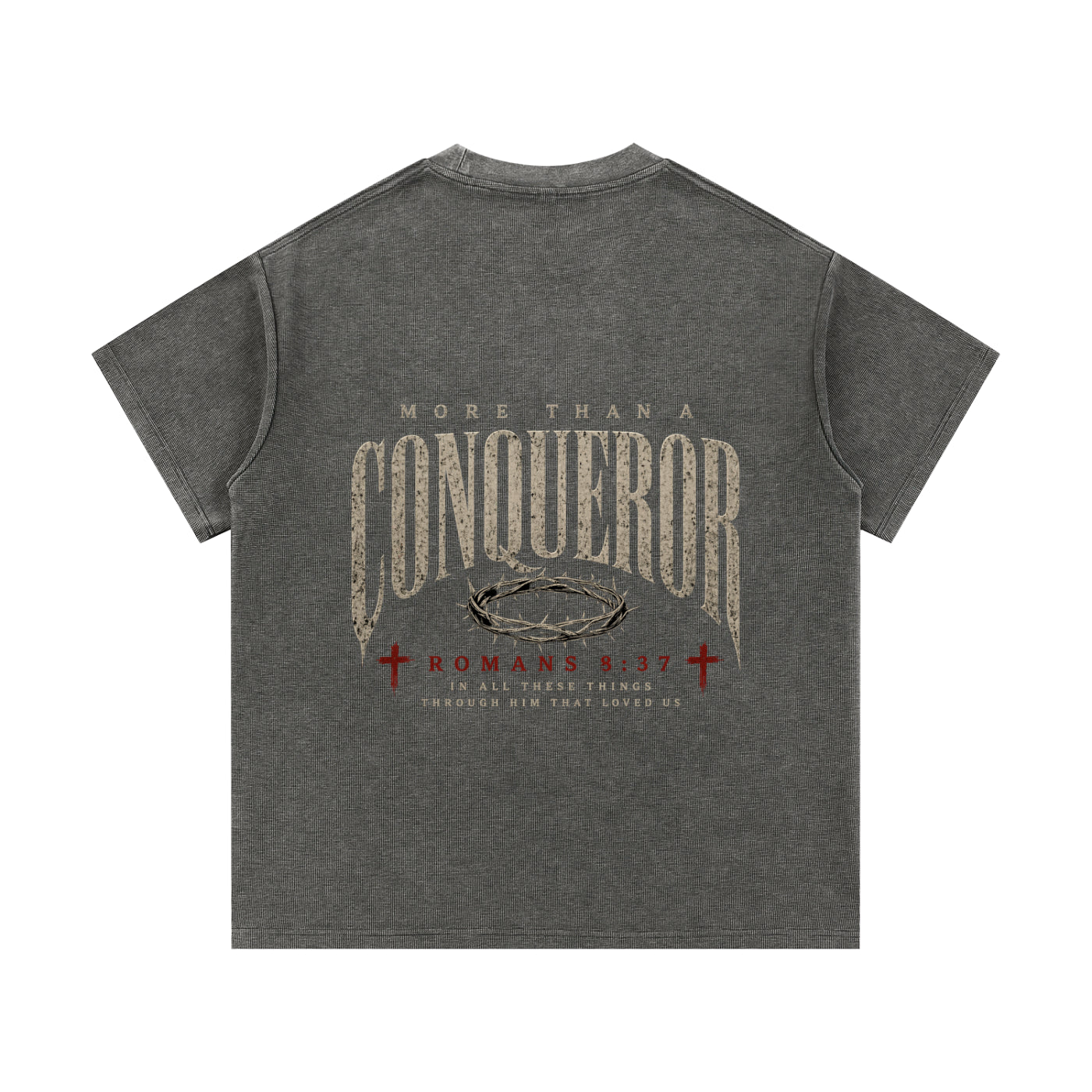 Mineral Wash Waffle Knit T-Shirt