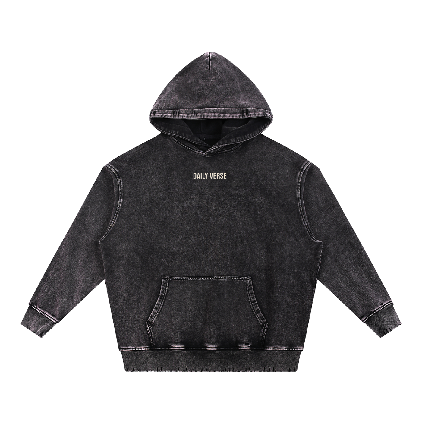 Alma 30:44 Raw Edge Hoodie