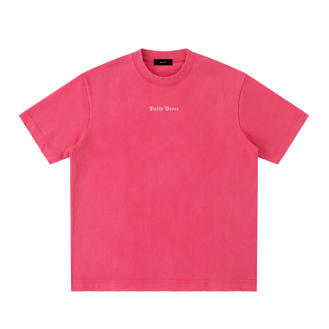 Essential Heavyweight Vintage Washed Frayed T-Shirt