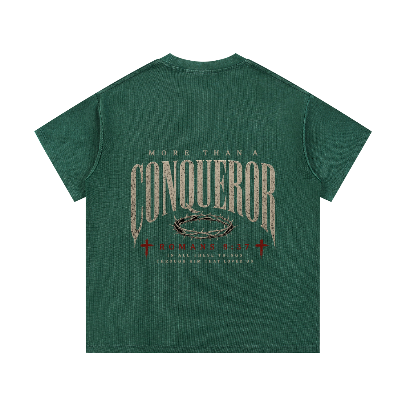 Mineral Wash Waffle Knit T-Shirt