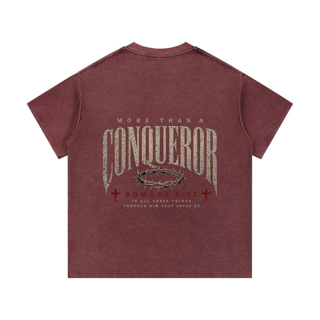 Mineral Wash Waffle Knit T-Shirt