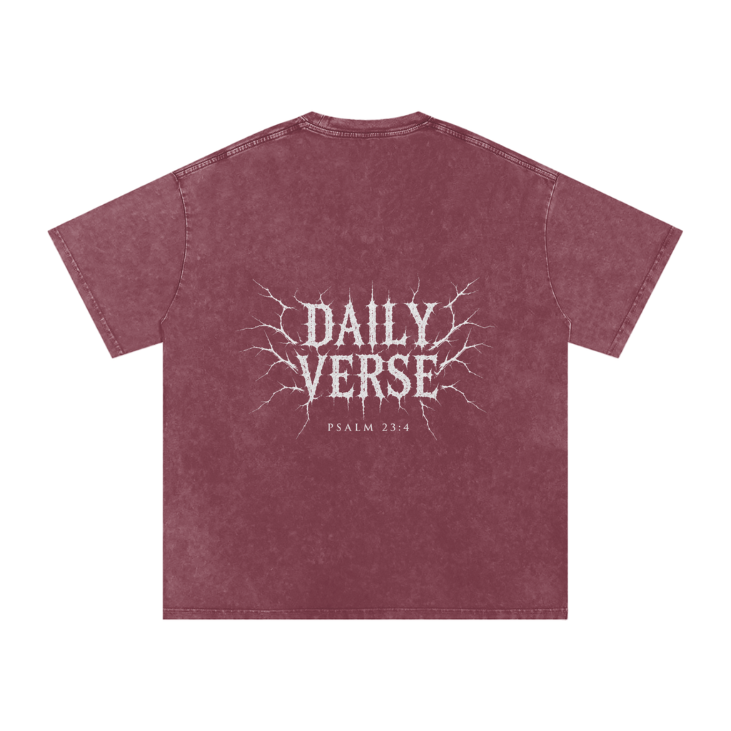 Psalm 23:4 Oversized Cotton T-Shirt