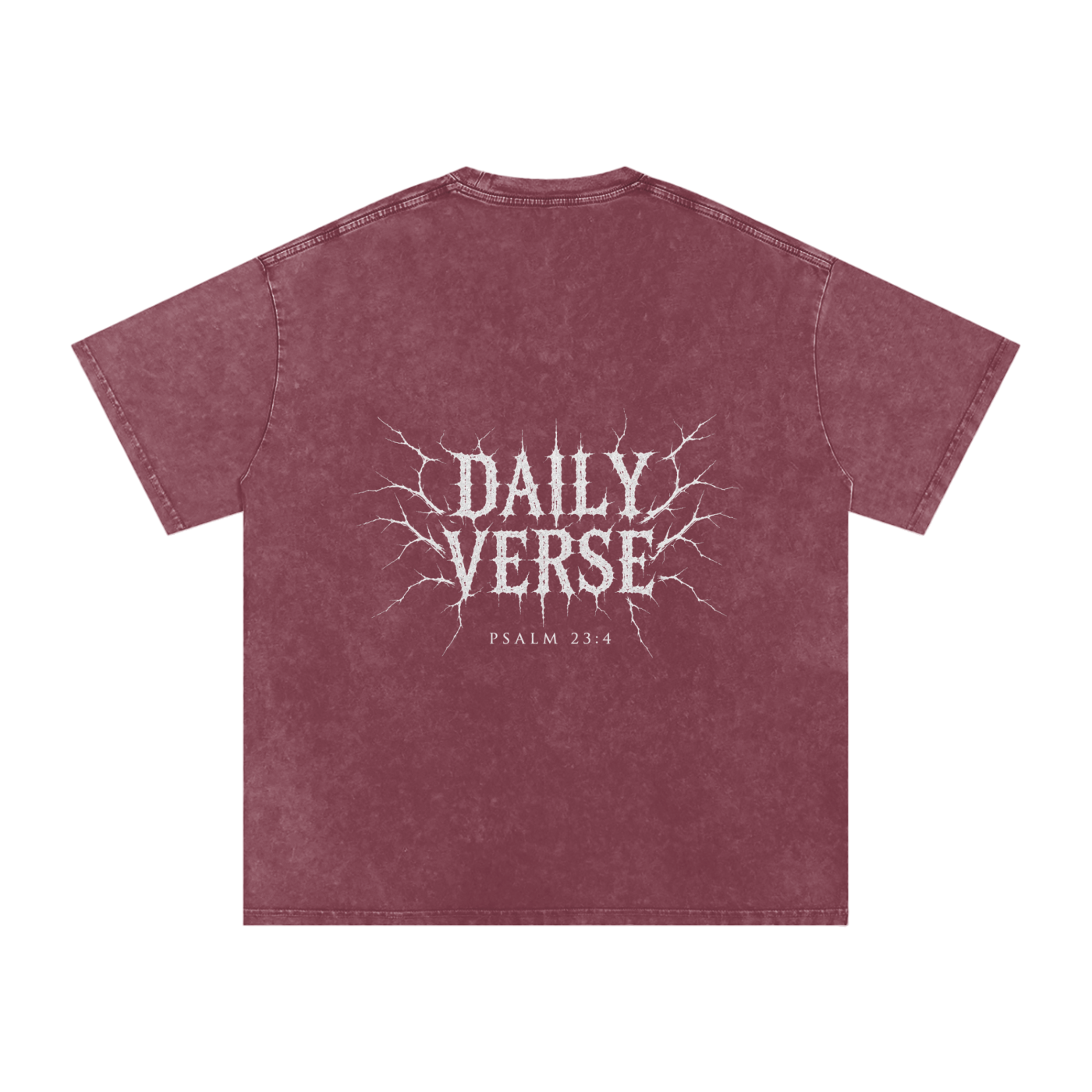 Psalm 23:4 Oversized Cotton T-Shirt