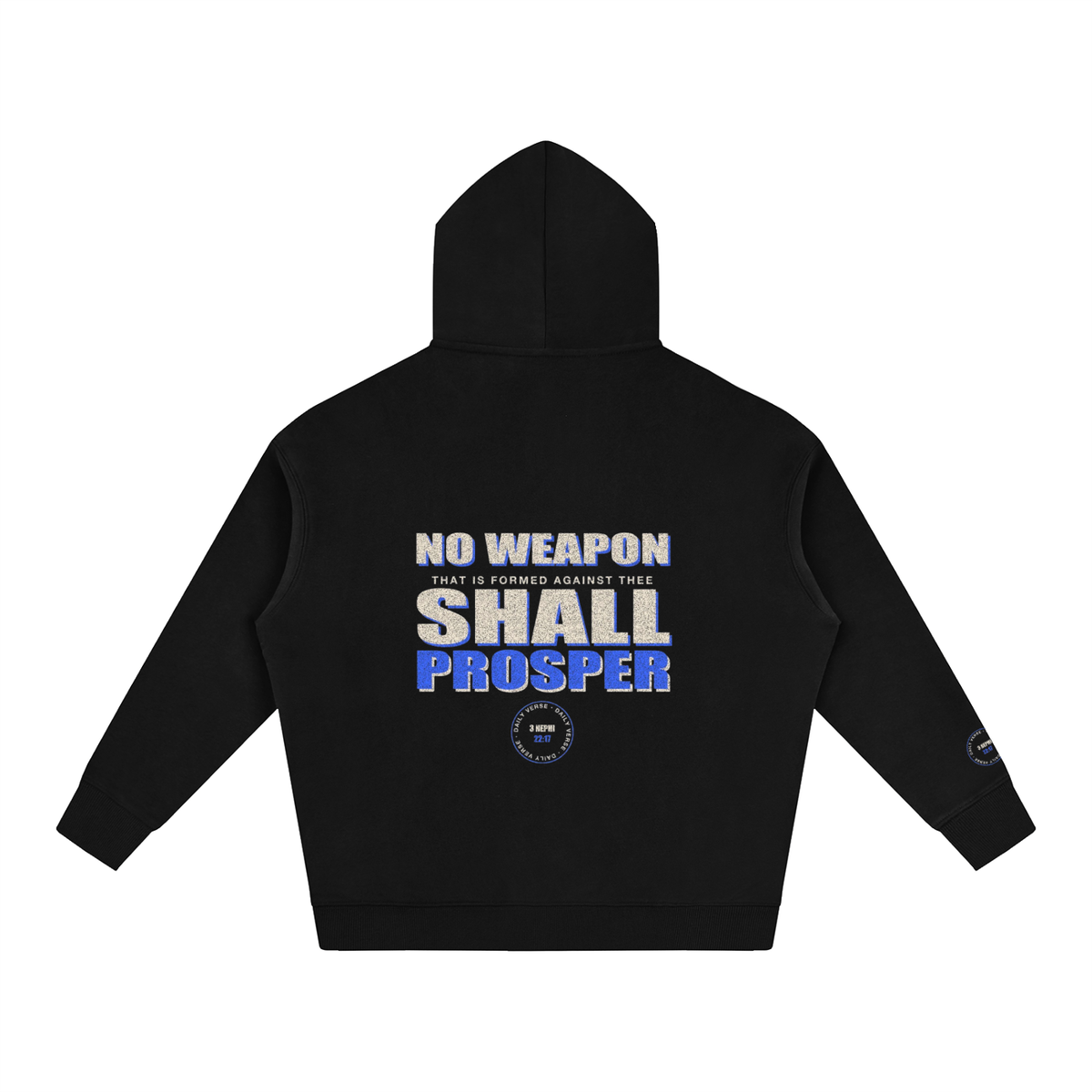 Oversize Fleeced Hoodie - 3 Nephi 17:22