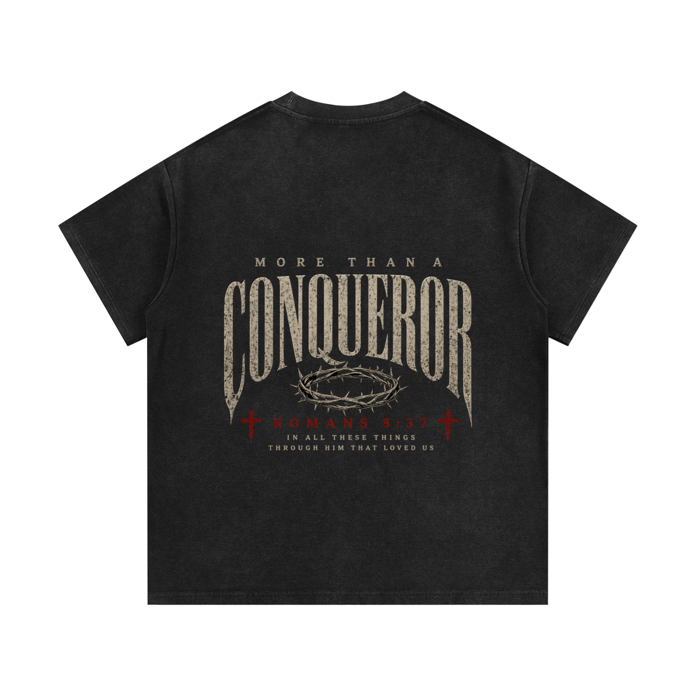 Mineral Wash Waffle Knit T-Shirt