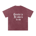 1 John 4:4 Oversized Cotton T-Shirt