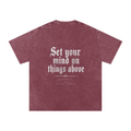 Colossians 3:2  Oversized Cotton T-Shirt