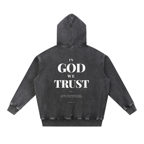 2 Nephi 4:34 Washed Oversized Hoodie