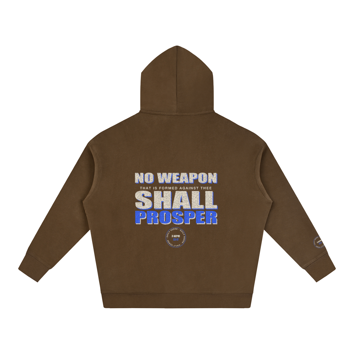 Oversize Fleeced Hoodie - 3 Nephi 17:22