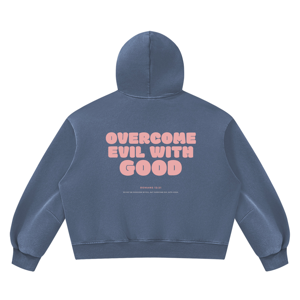 Premium Comfort Hoodie - Romans 12:21