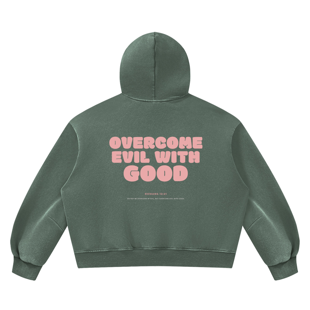 Premium Comfort Hoodie - Romans 12:21