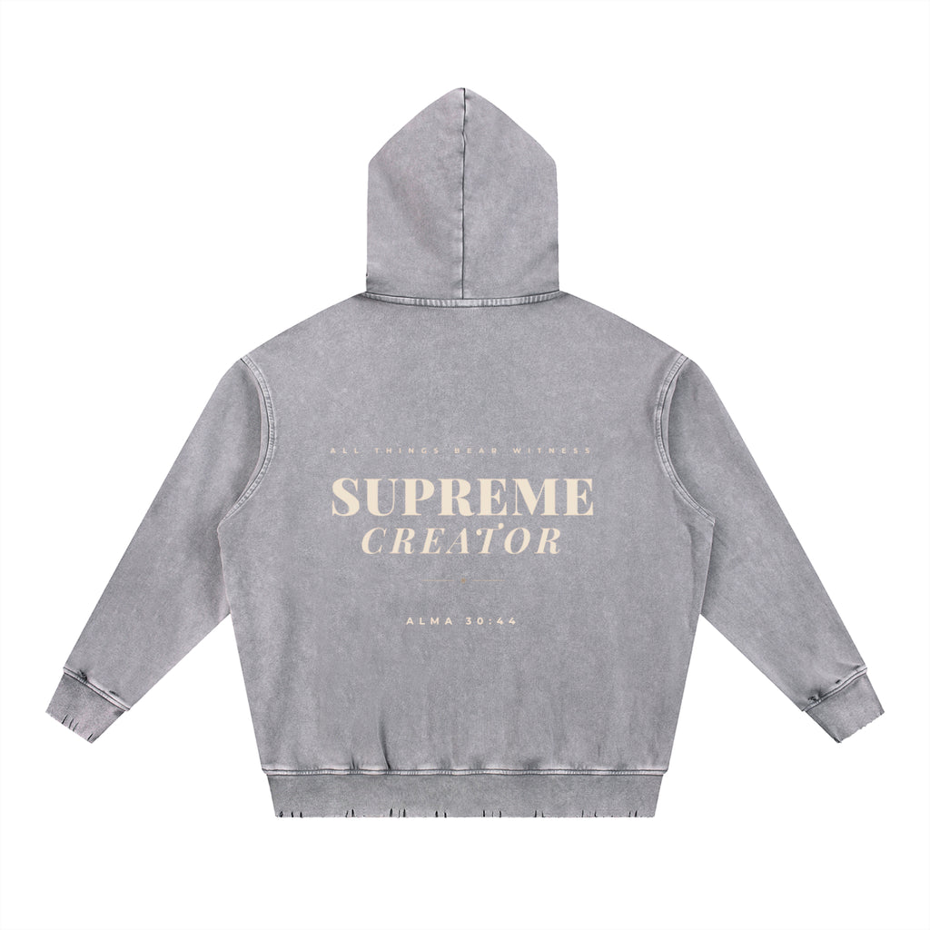Alma 30:44 Raw Edge Hoodie