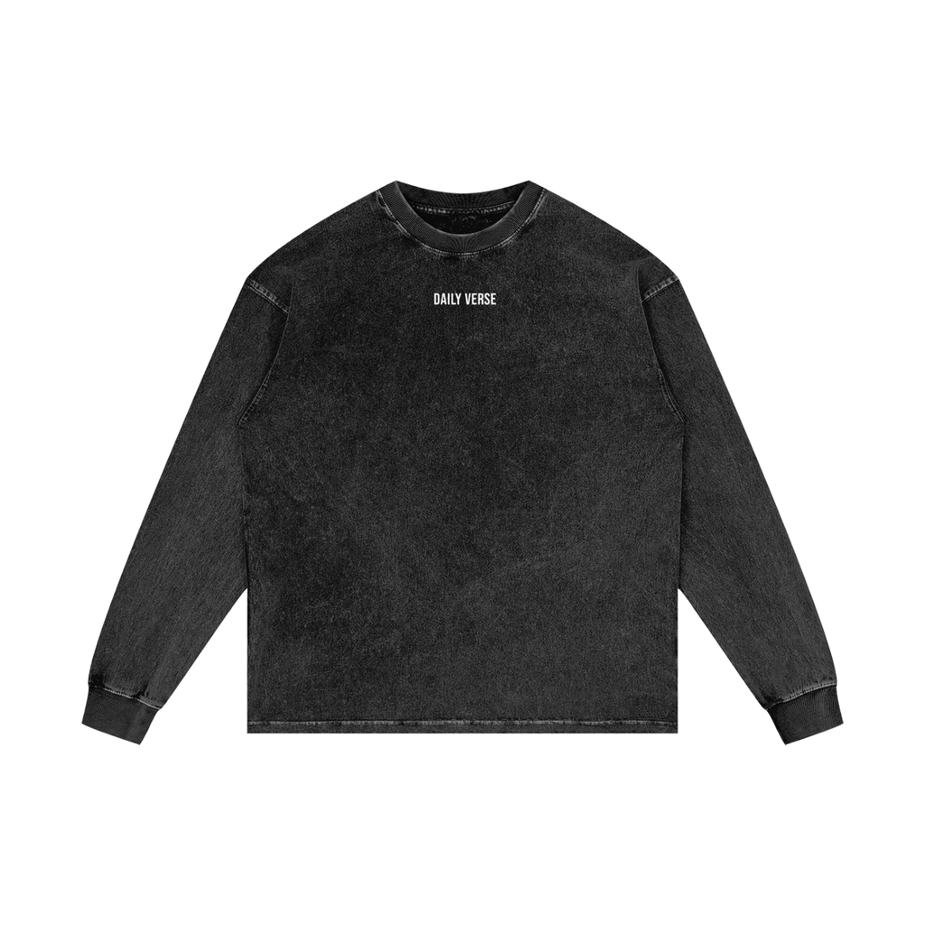 Essential Acid Wash Oversize Sweater
