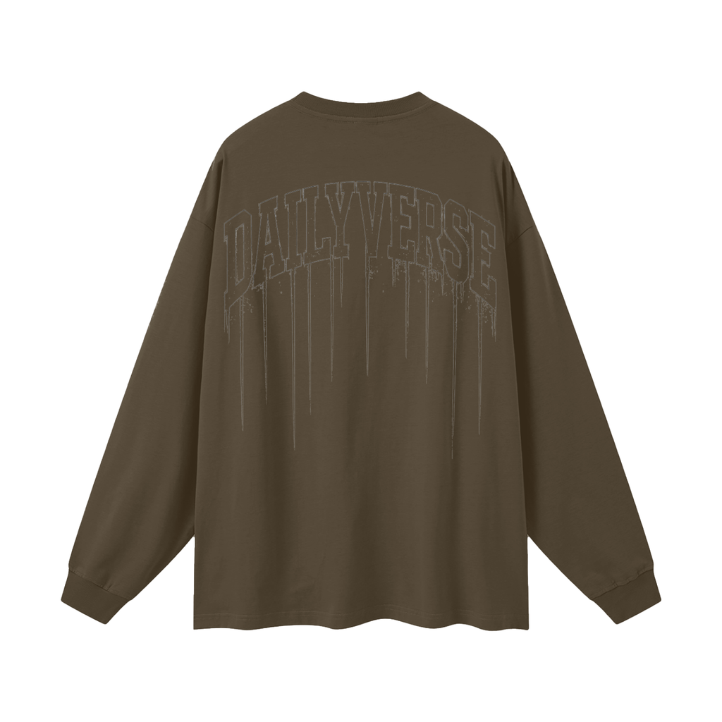 Daily Verse Oversized Long Sleeve T-Shirt