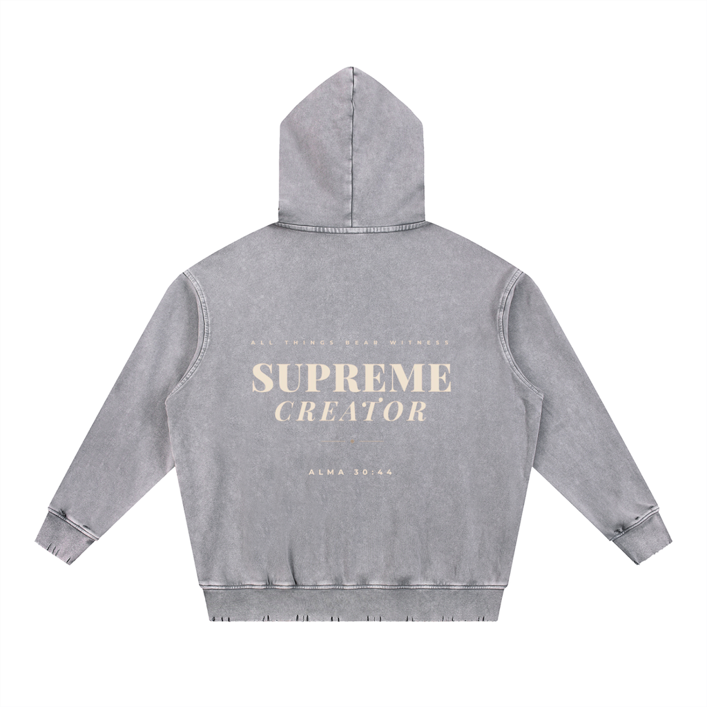 Alma 30:44 Raw Edge Hoodie
