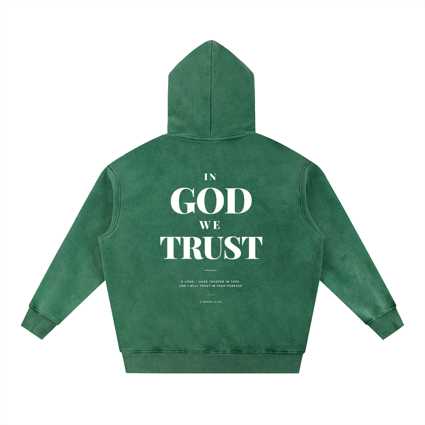 2 Nephi 4:34 Washed Oversized Hoodie