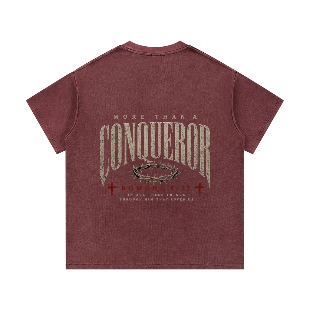 Mineral Wash Waffle Knit T-Shirt