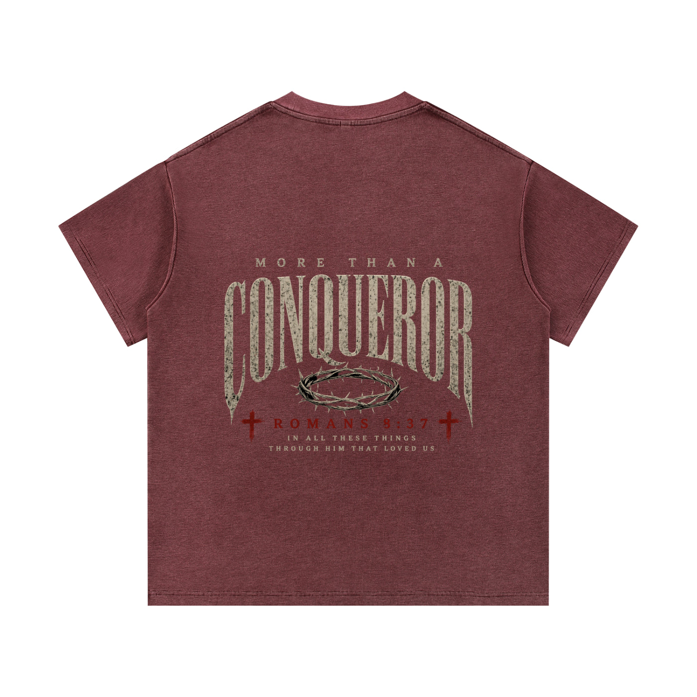 Mineral Wash Waffle Knit T-Shirt
