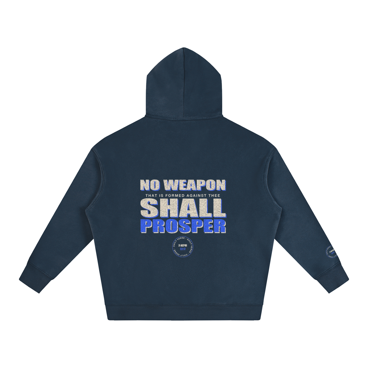 Oversize Fleeced Hoodie - 3 Nephi 17:22