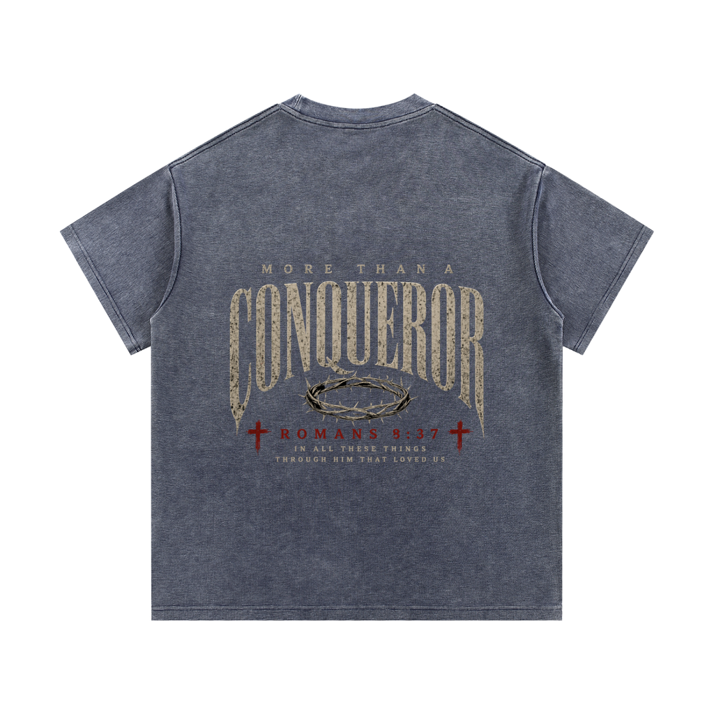 Mineral Wash Waffle Knit T-Shirt