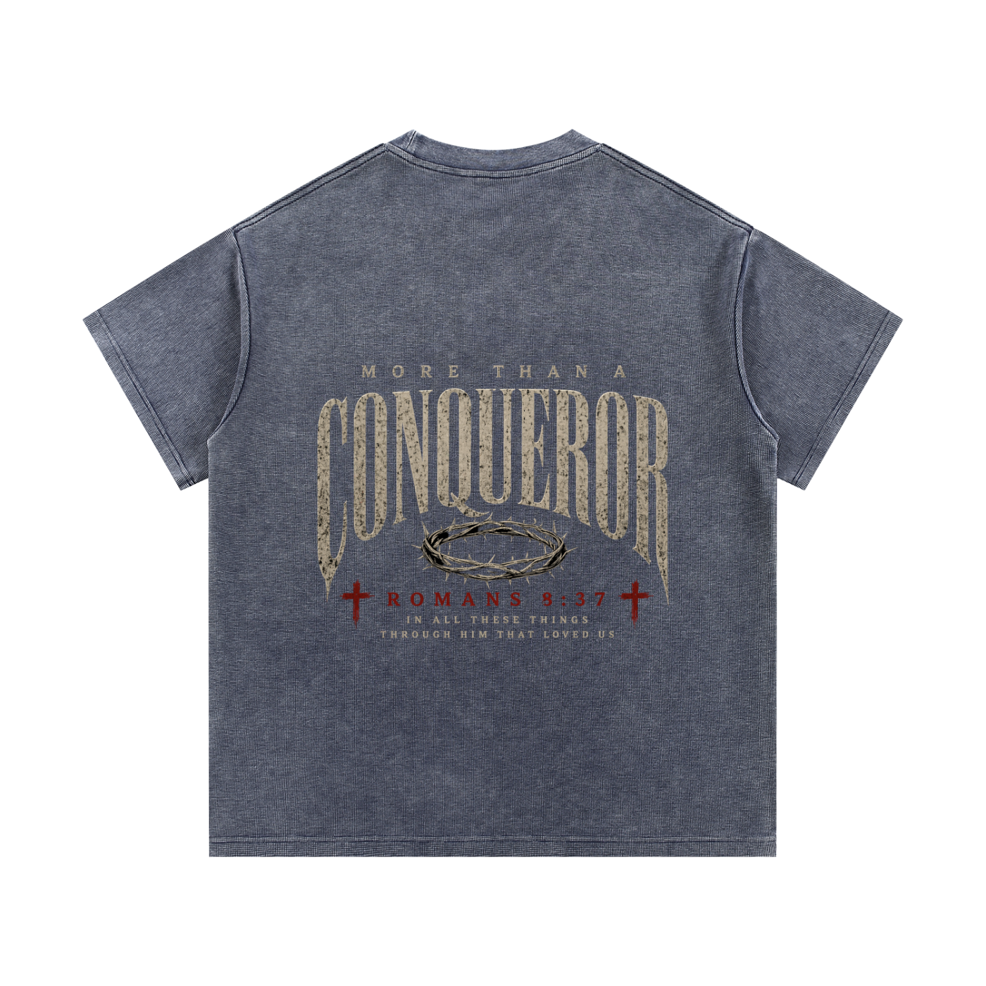 Mineral Wash Waffle Knit T-Shirt