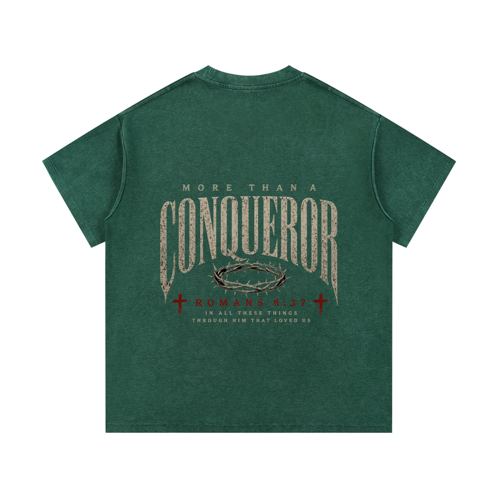 Mineral Wash Waffle Knit T-Shirt