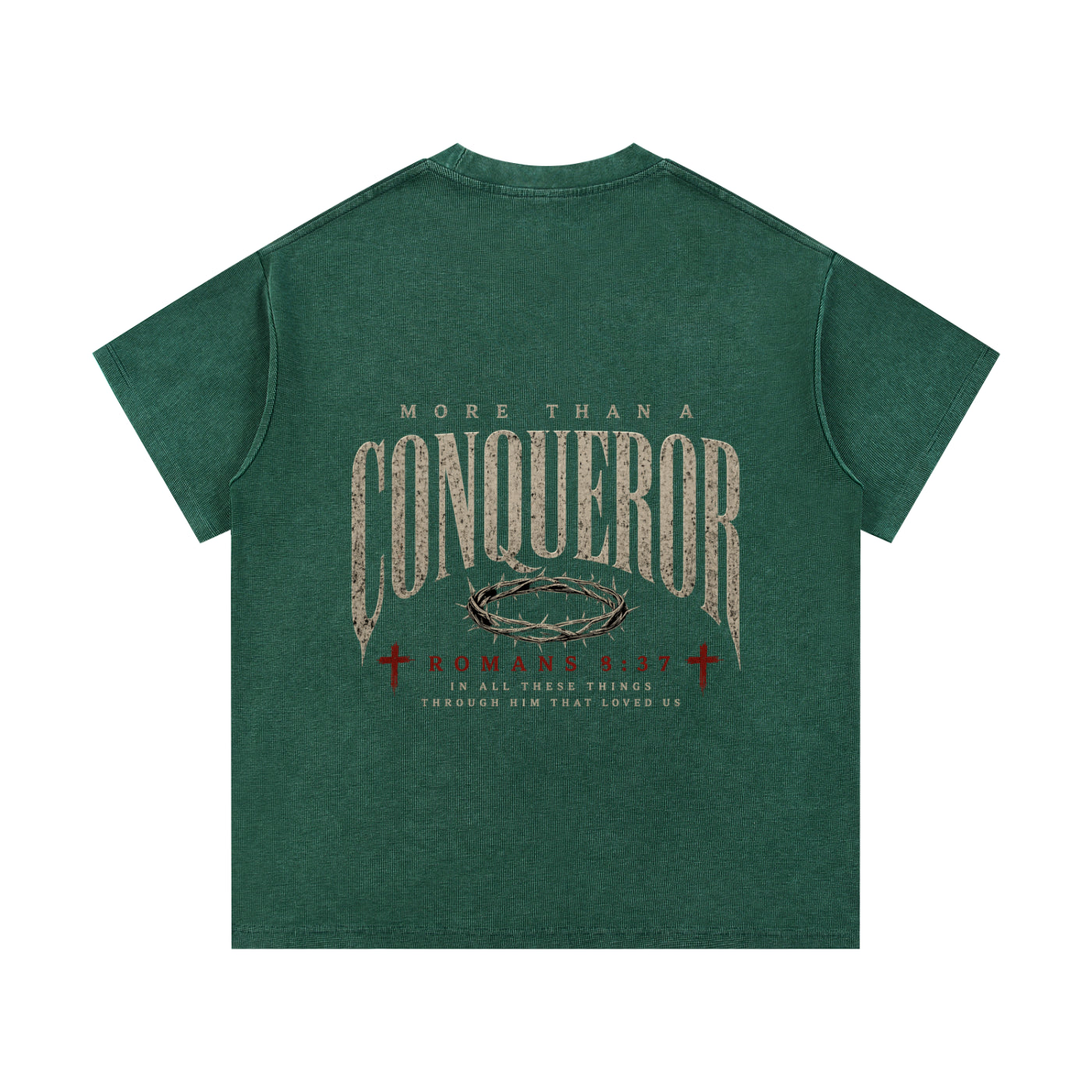 Mineral Wash Waffle Knit T-Shirt