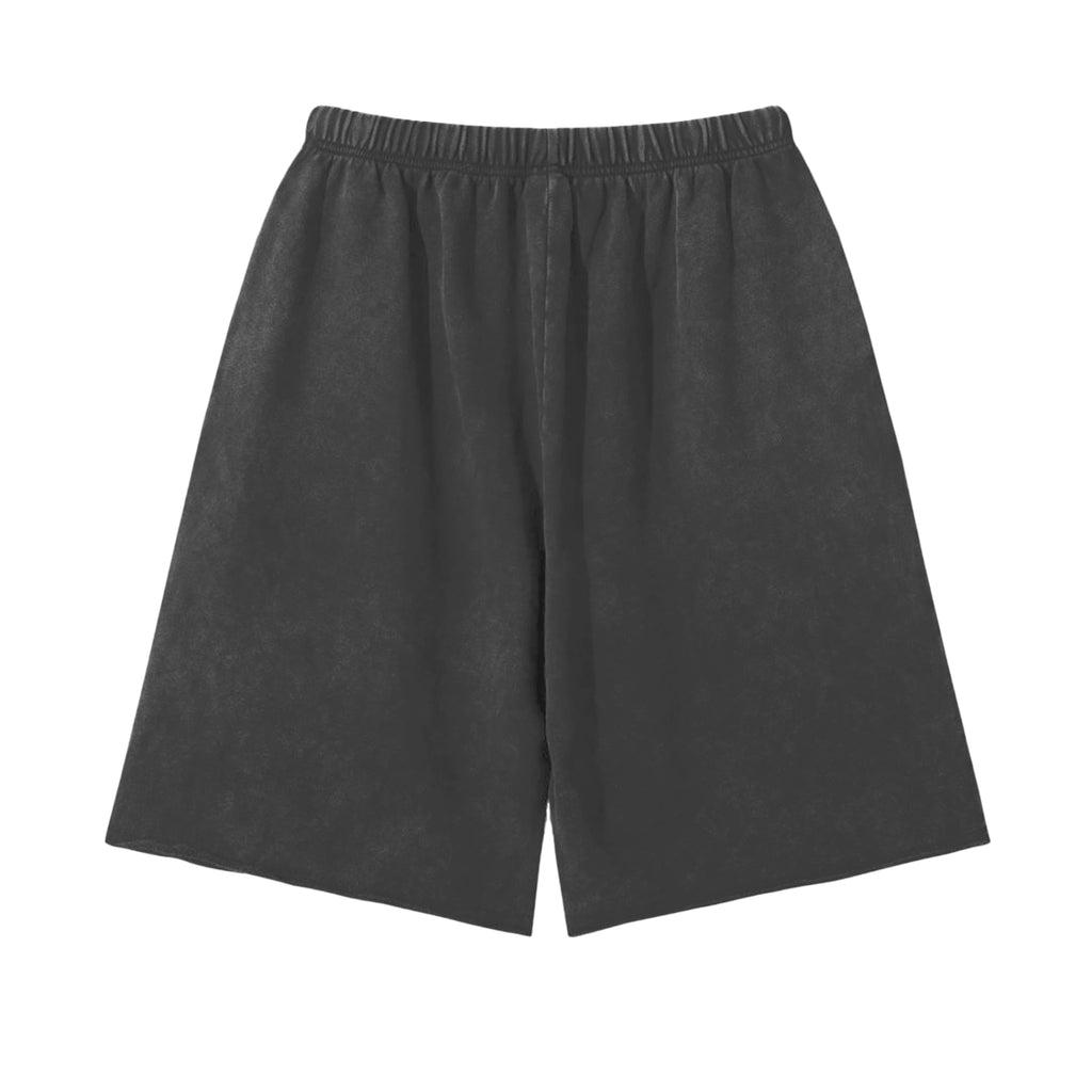 Essential Snow Washed Raw Hem Shorts