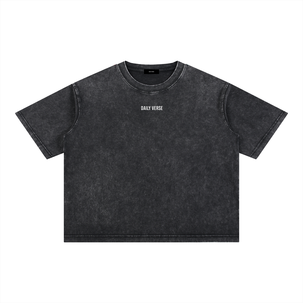 Essential Mineral Wash Boxy Cotton T-Shirt