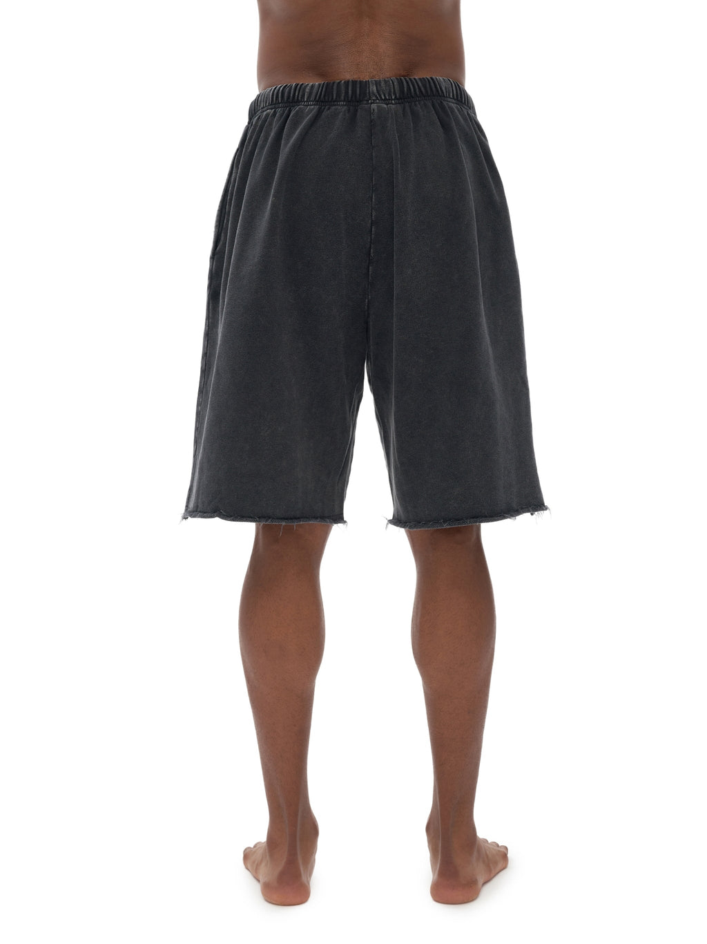 Essential Snow Washed Raw Hem Shorts