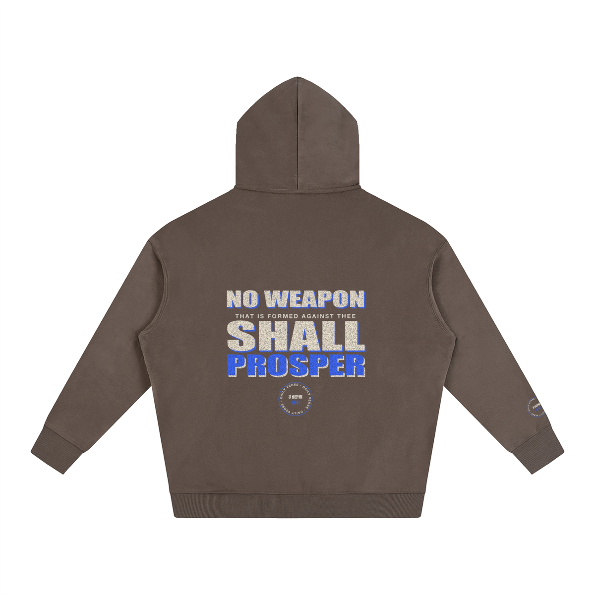 Oversize Fleeced Hoodie - 3 Nephi 17:22