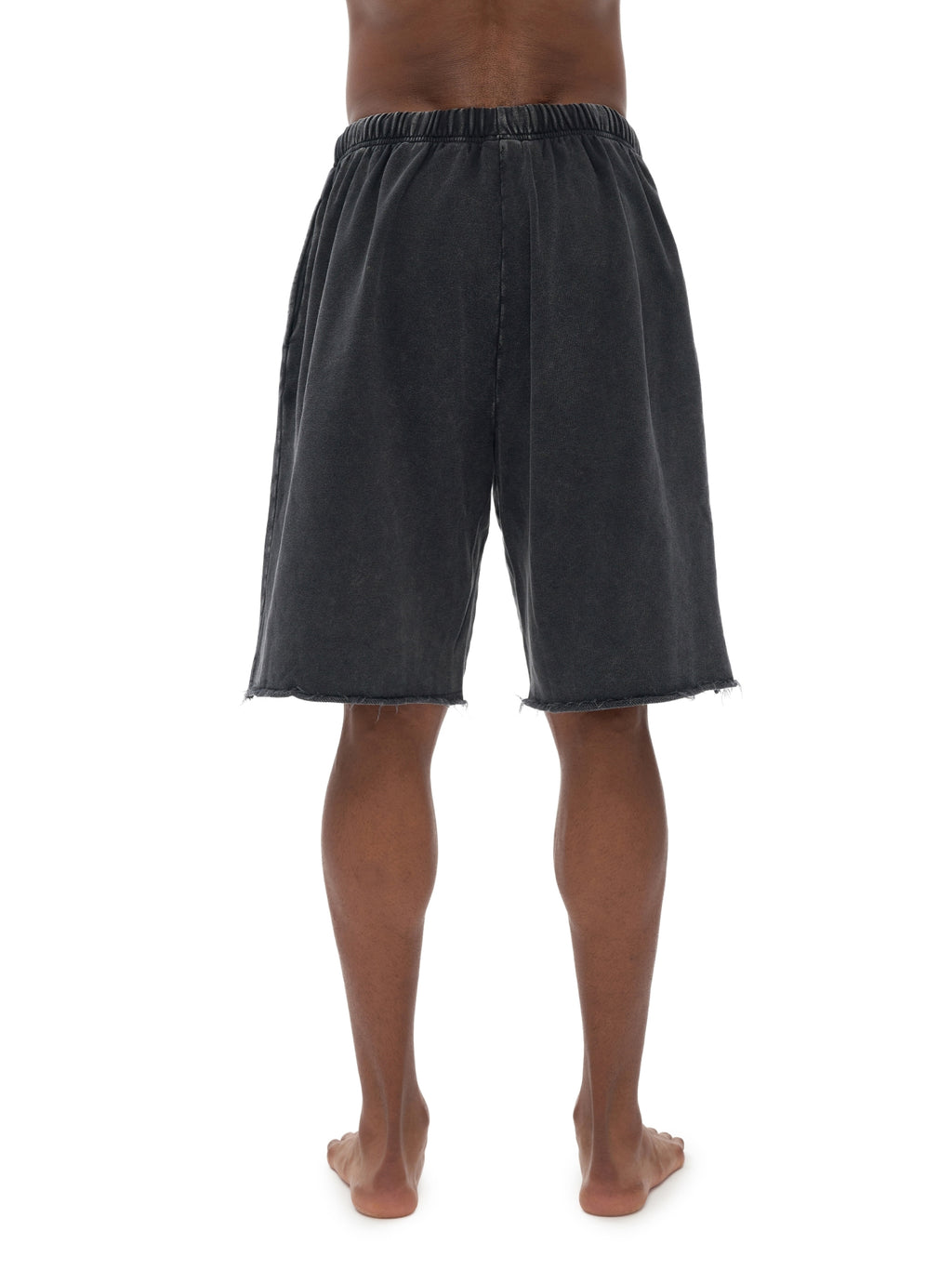 Essential Snow Washed Raw Hem Shorts