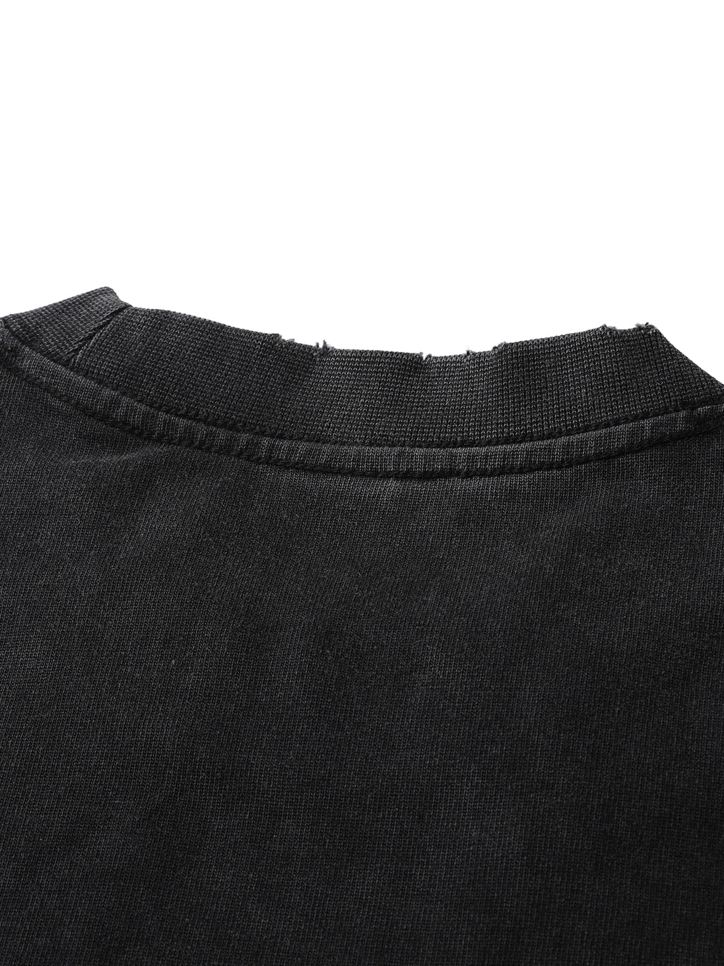 Essential Heavyweight Vintage Washed Frayed T-Shirt